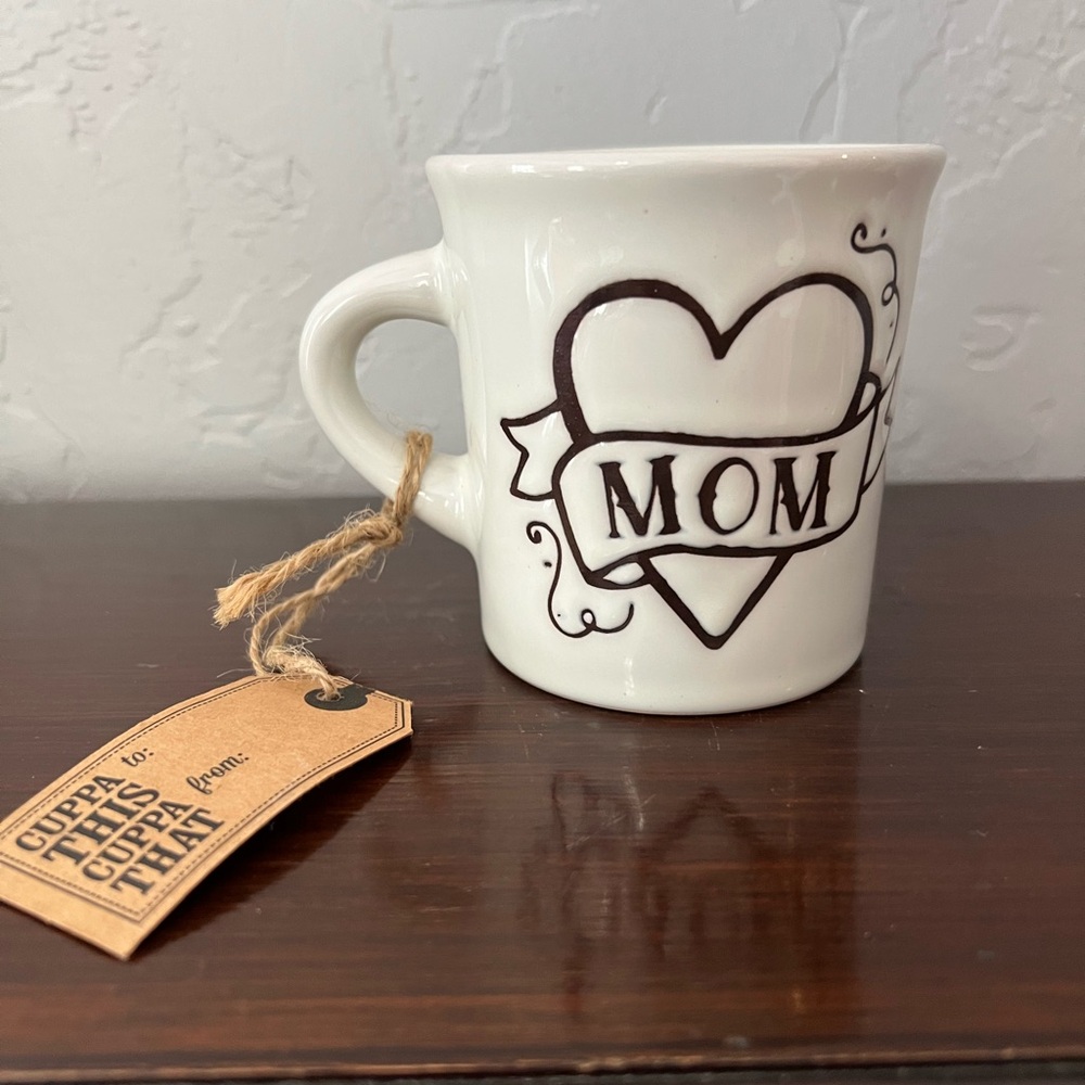 Retro 'Mom' Tattoo Mug